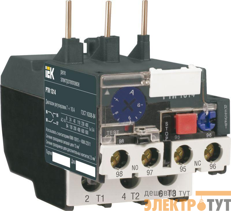 Реле тепл. РТИ 1308 2.5-4А KARAT IEK DRT10-D025-0004