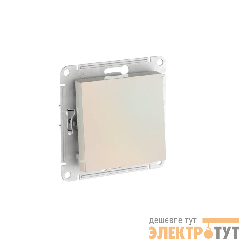 Переключатель 1-кл. AtlasDesign (сх. 6) 10AX быстрозажим. клем. механизм жемчуж. SE ATN000461S