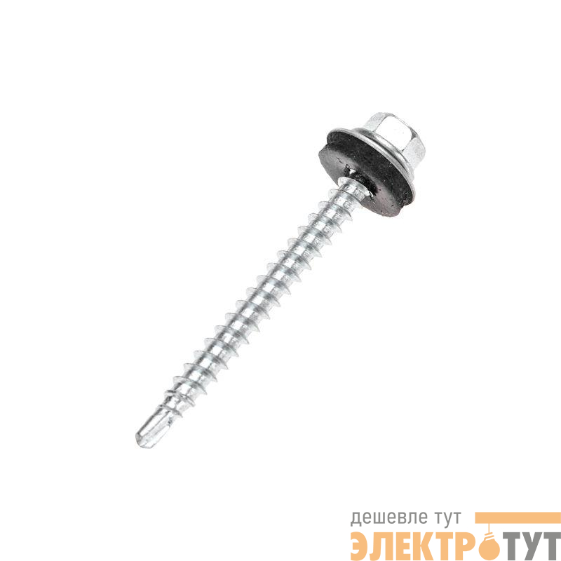 Саморез кровельный 4.8х50мм цинк короб (уп.150шт) Kranz 1201-4850-3