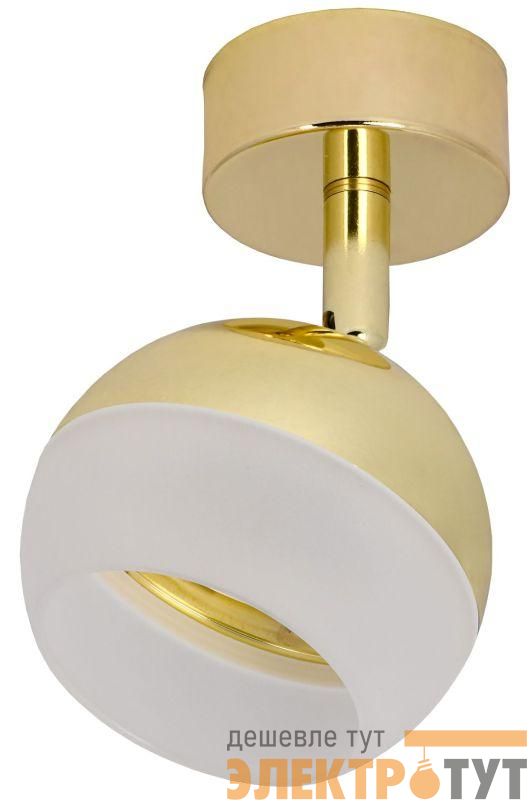 Светильник 4011 GX53 настенно-потолочный золото IEK LT-USB0-4011-GX53-1-K22