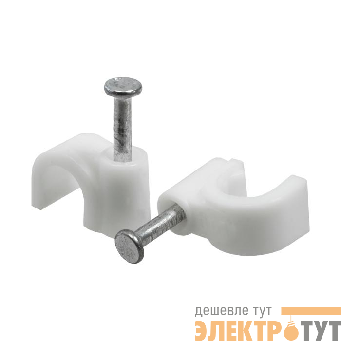 Крепеж кабеля круглый 5мм (уп.50шт) SUPRLAN 06-1045