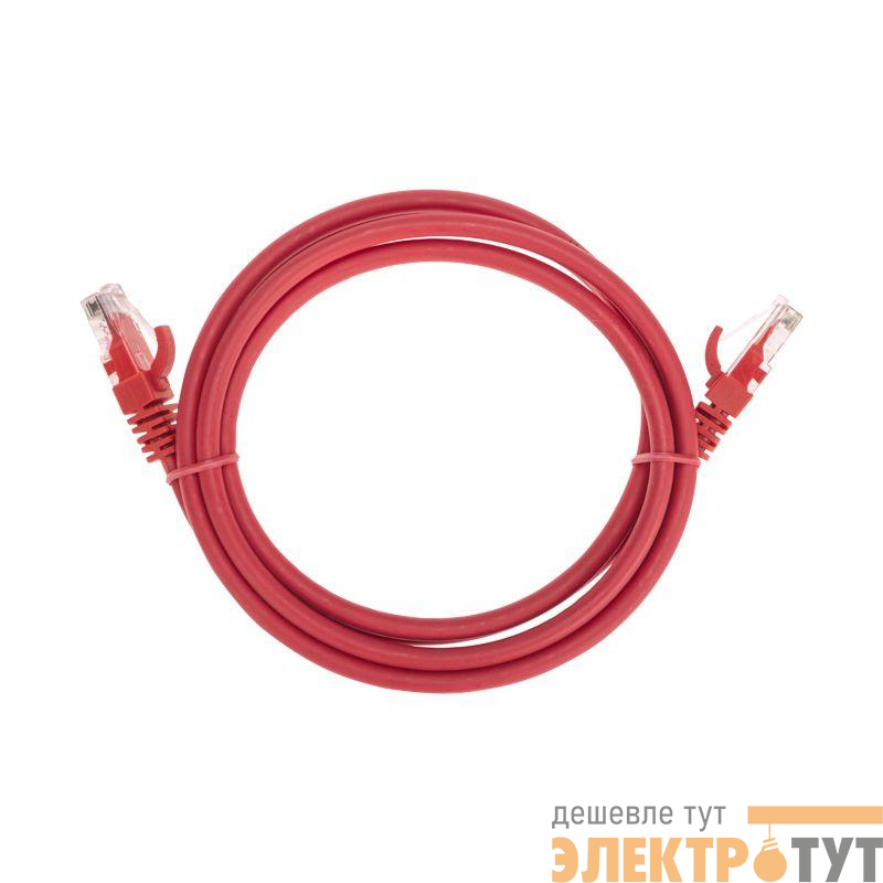 Патч-корд U/UTP CAT 6 RJ45-RJ45 26AWG LSZH красн. 1.5м Rexant 02-0293-105
