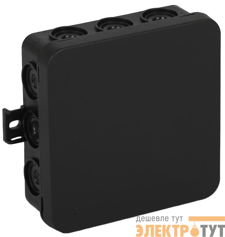 Коробка распределительная ОП Тусо 100х100х35мм УХЛ1 черн. Ruvinil 67095Ч