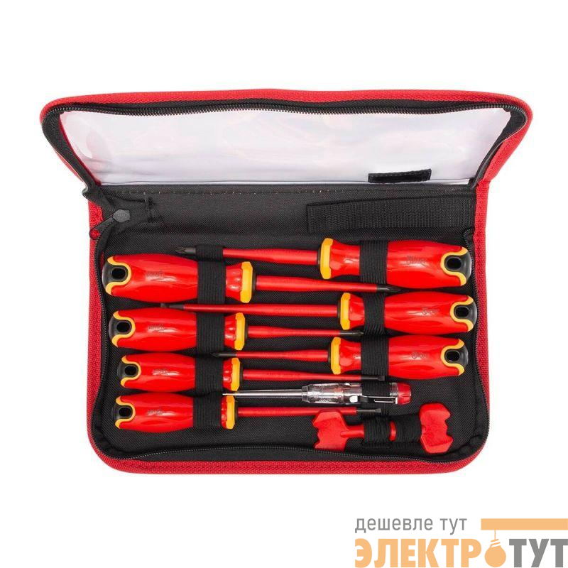 Набор диэлектрических отверток НИО-2210к СЛИМ КВТ 103017