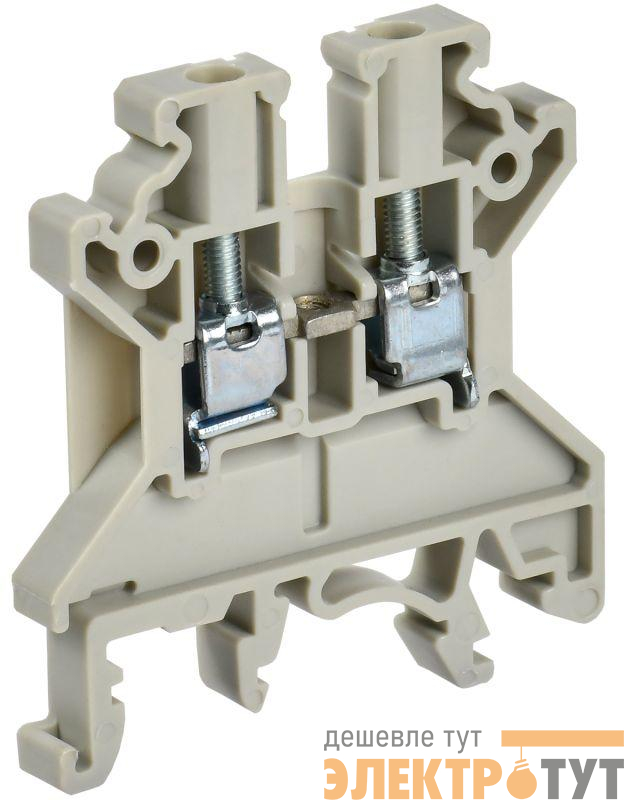 Колодка клеммная CTS ARMAFIX 2.5кв.мм сер. IEK YCT10-00-K03-002