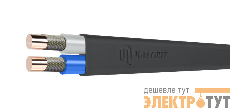 Кабель ВВГ-Пнг(А)-FRLSLTx 2х1.5 ОК (N) 0.66кВ (м) Цветлит 00-00140494