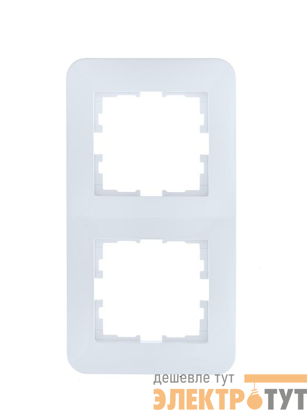 Рамка 2-м ASTI вертикал. бел. LEZARD 7081-0200-152