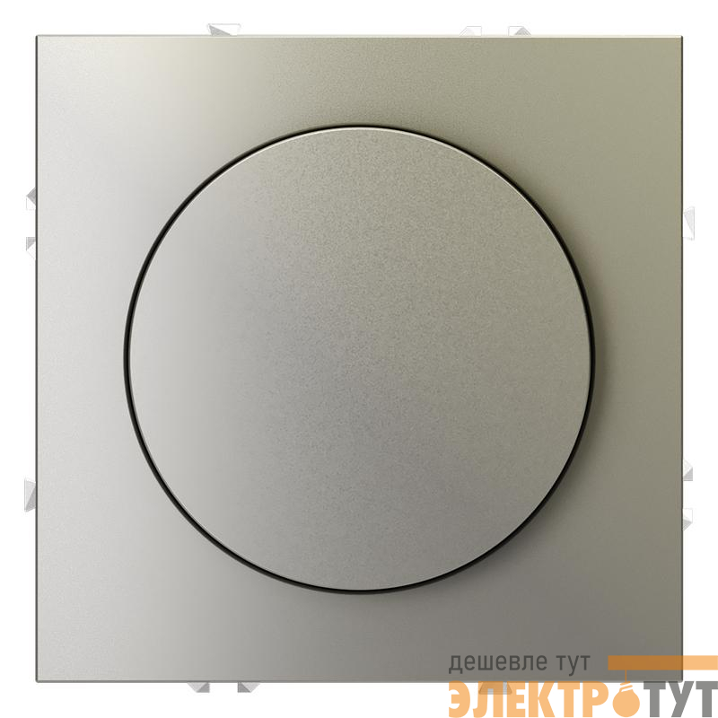 Светорегулятор поворотно-нажимной СП S70 600Вт механизм шелк Voltum VLS070304