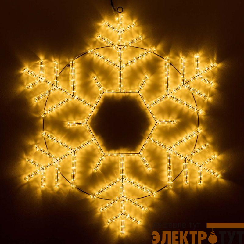 Фигура ARD-SNOWFLAKE-M10-1000x900-504LED Warm (230В 31Вт) (IP65) Ardecoled 034259