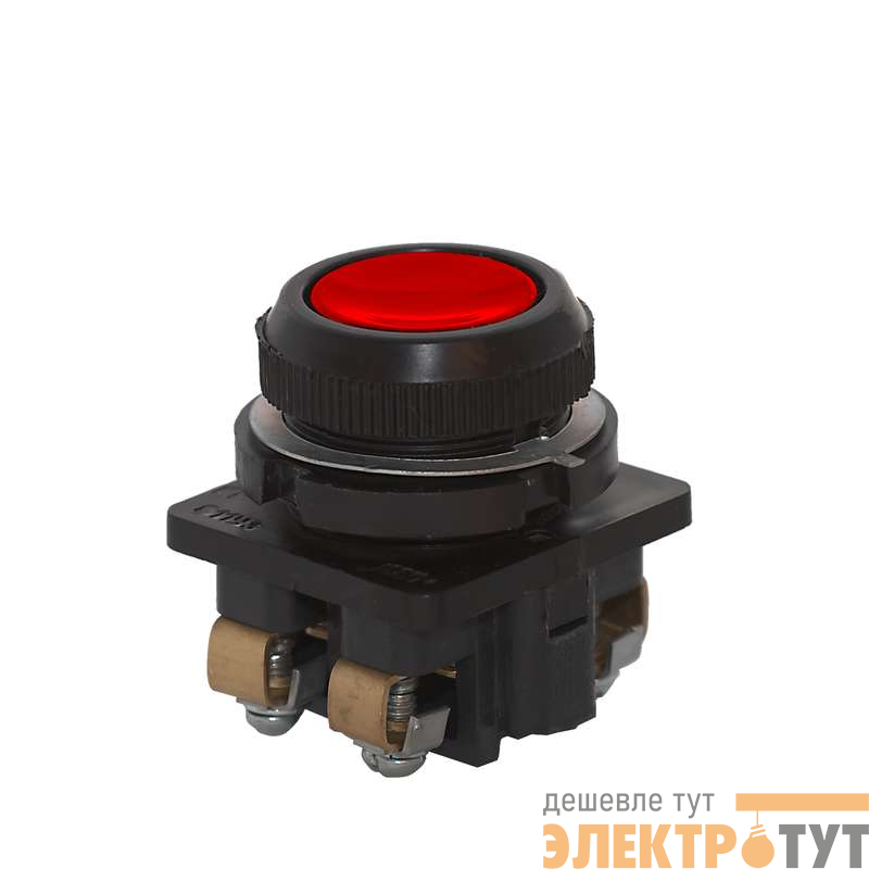 Кнопка КЕ-011 исп. 2 "Стоп" красн. Электродеталь КЕ-011.2.К