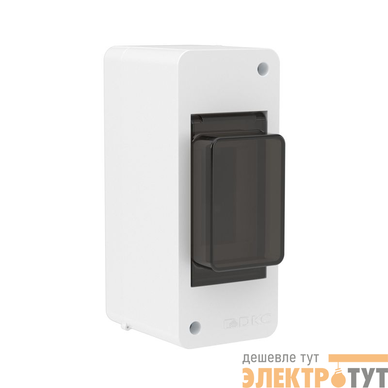 Щиток настенный Фрейм (FRAME) ЩРн-п-2 2мод. IP41 с тонированной дверцей бел. DKC F02W0WD