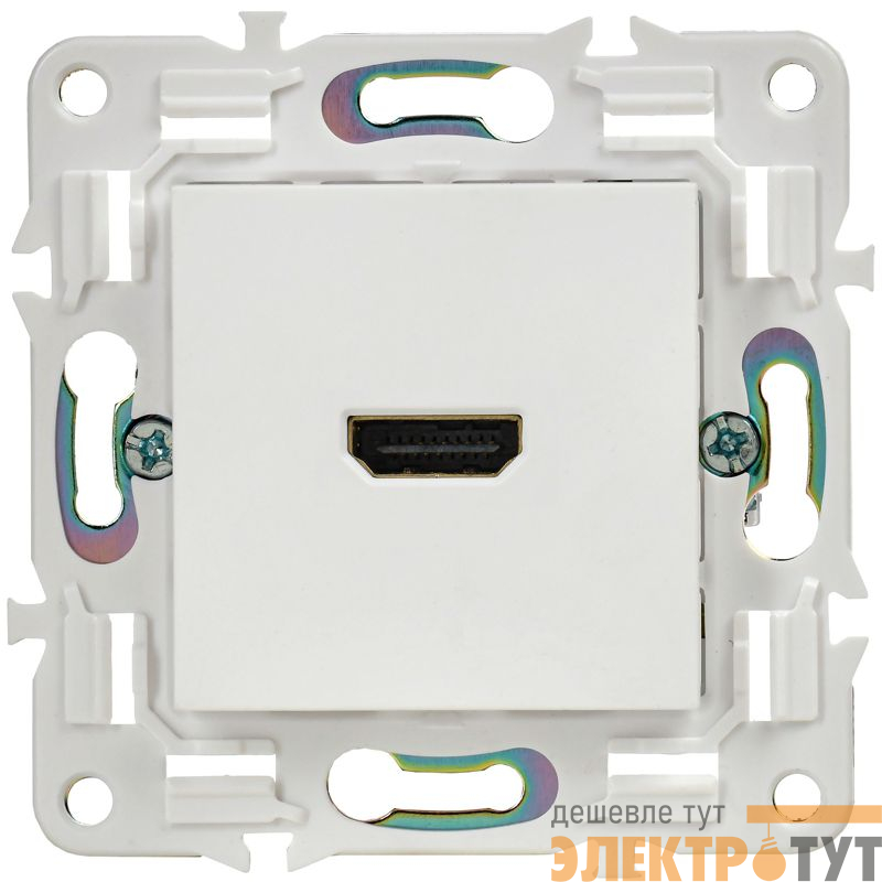 Розетка HDMI SKANDY SK-H01W арктич. бел. IEK SK-H10-K01