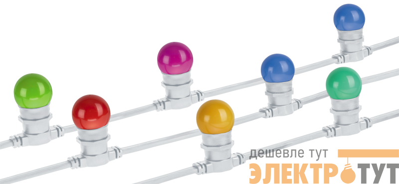 Гирлянда "Белт Лайт" 93 773 NGF-001-04 40 10м E27 бел. Navigator 93773