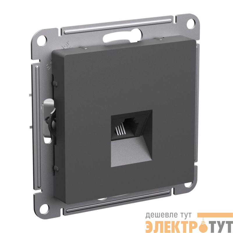 Розетка телефонная AtlasDesign RJ11 механизм базальт SE ATN001481