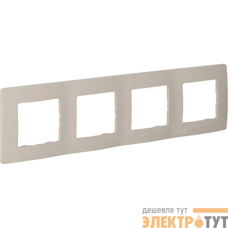 Рамка 4-м СП Etika IP20 сл. кость IEK 672514