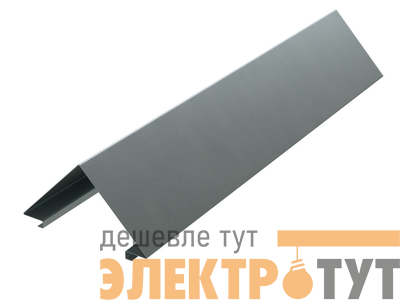Крышка для лотка двускатная осн.300 L1500 сталь 0.8мм цинк-ламель DKC UKS323ZL