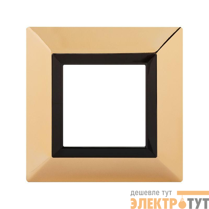 Рамка 1-м 2мод. Avanti метал. зол. DKC 4408852