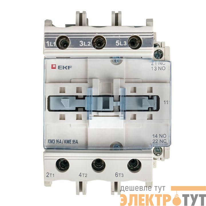 Контактор КМЭ малогабаритный 95А 24В NO+NC PROxima EKF ctr-s-95-24