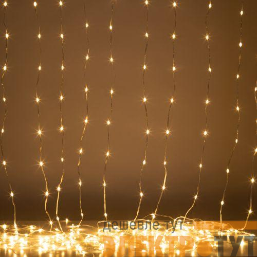 Гирлянда светодиодная ENIN-300WL "Занавес водопад" 3х2.8м 280LED IP20 тепл. бел. Эра Б0060418