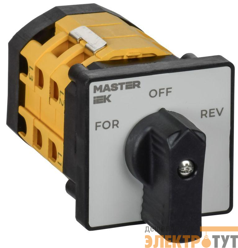 Переключатель кулачковый 10А (сх. 11) стандартная рукоятка IEK MI-CS10-010-011