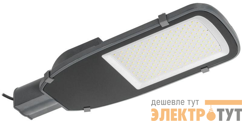 Светильник светодиодный ДКУ 1002-150Д 5000К IP65 уличный консольный сер. IEK LDKU0-1002-150-5000-K03