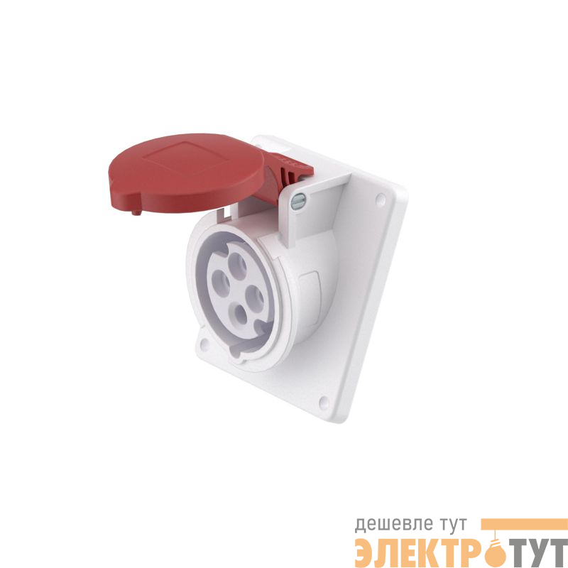 Розетка СП 32А 400В 4п 3P+E IP44 с наклоном DKC DIS4133266