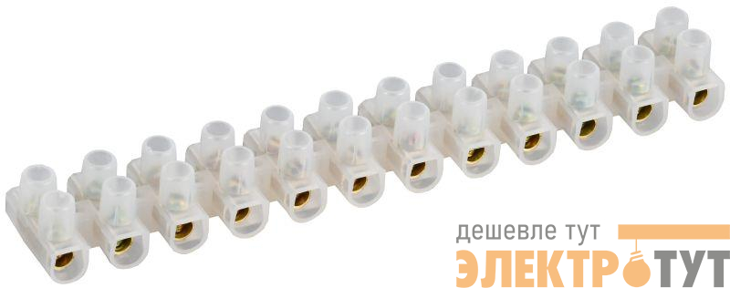 Колодка клеммная ЗВИ-30 6-16кв.мм 12пар GENERICA UZV10-030-016-K01-10-G