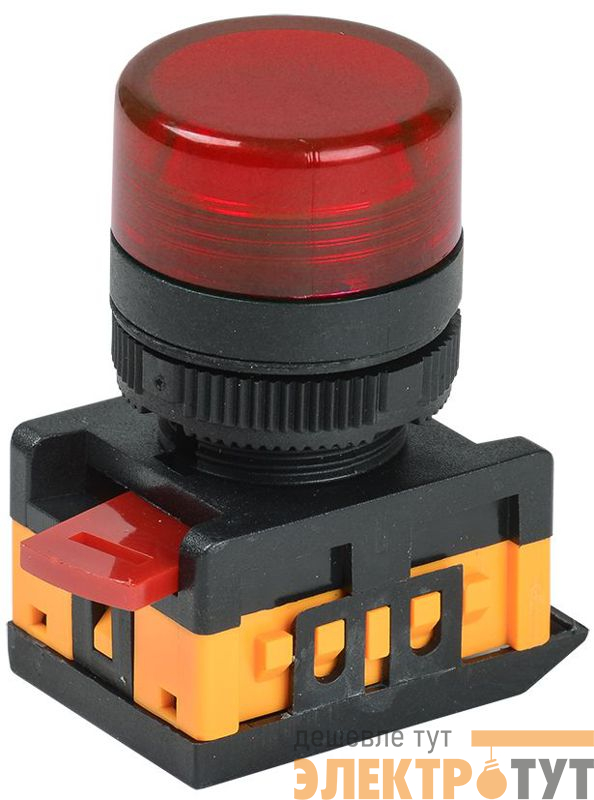 Лампа сигнальная AL-22TE d22мм 240В красн. цилиндр неон GENERICA BLS30-ALTE-K04