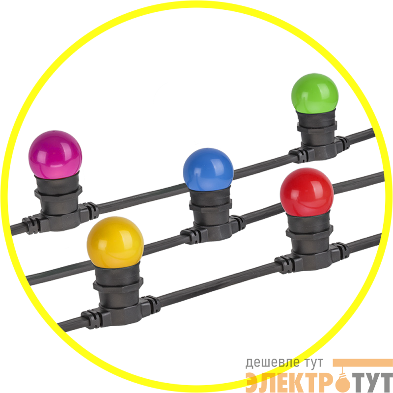 Гирлянда "Белт Лайт" 61 554 NGF-01-100-40-E27-BL 250 патронов (уп.100м) Navigator 61554