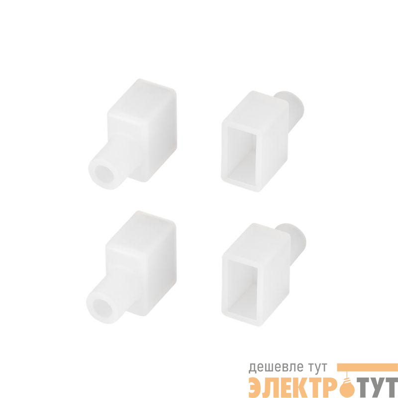 Заглушка WPH-FLEX-0613-SIDE WHITE с отверстием силикон Arlight 040810