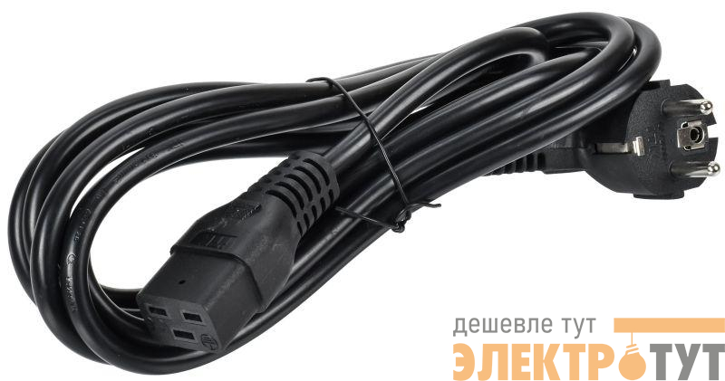 Кабель электропитания PDU 3х1.5 3М C19-Schuko ITK PC-C19D-3M