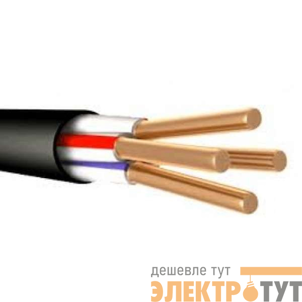Кабель ВВГнг(А) 4х2.5 (м) АЛЬФАКАБЕЛЬ 656709 изображение