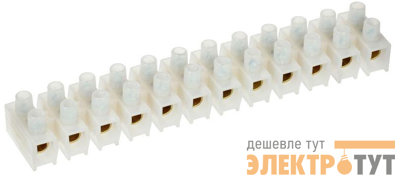 Колодка клеммная ЗВИ-100 10-25кв.мм 12 пар IEK UZV3-100-25