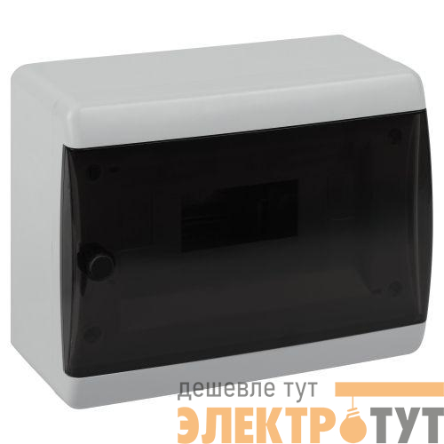 Корпус навесной COMFORT ЩРН-П-8 IP41 прозр. крышка пластик. бел. bs8cw Эра Б0067224