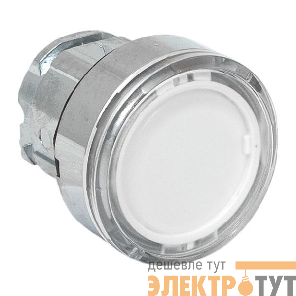 Механизм кнопки исполнительный XB4 IP65 плоский возвратный без фиксации с подсветкой бел. EKF XB4BW-W-65