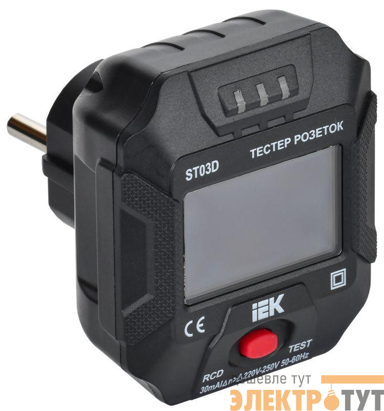 Тестер розеток ST03D ARMA2L 5 IEK A2L5-ST14-03