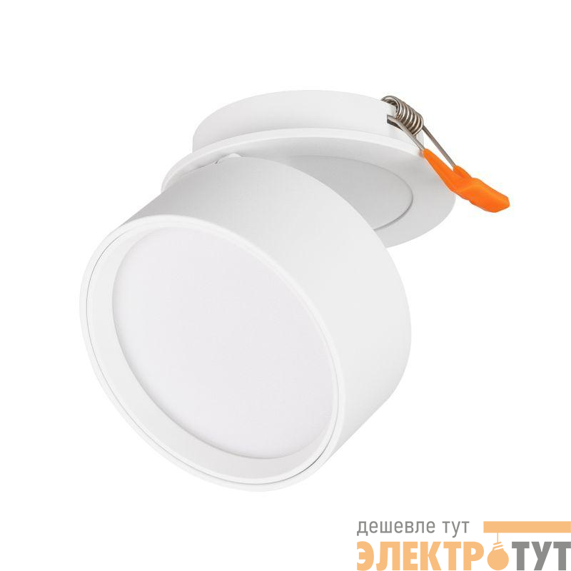 Светильник светодиодный LGD-POT-BUILT-R85-12W Warm3000 (WH 100 deg 230В) IP44 металл Arlight 045780