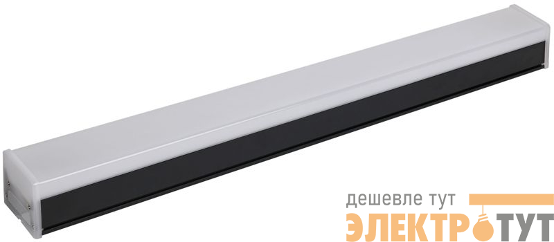 Светильник светодиодный 1011 20Вт 6500К 600мм офисный линейный черн. IEK LT-LDCK-0-1011-020-65-K02