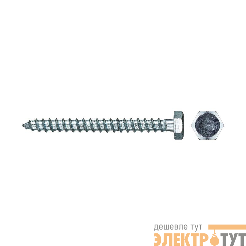 Болт сантехнический 8х100 DIN 571 оцинк. (уп.2шт) Tech-Krep/Zitar 102592