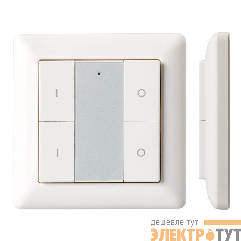 Панель Knob SR-KN9550K4-UP White (KNX DIM) (IP20 пластик) Arlight 021369