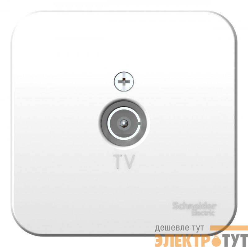 Розетка телевизионная TV ОП Blanca коннектор с изолир. пластиной бел. SE BLNTA000011