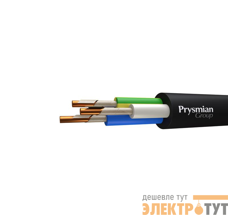 Кабель ВВГнг(А)-FRLS 3х2.5 ОК (N PE) 1кВ (м) РЭК-PRYSMIAN 1703050106