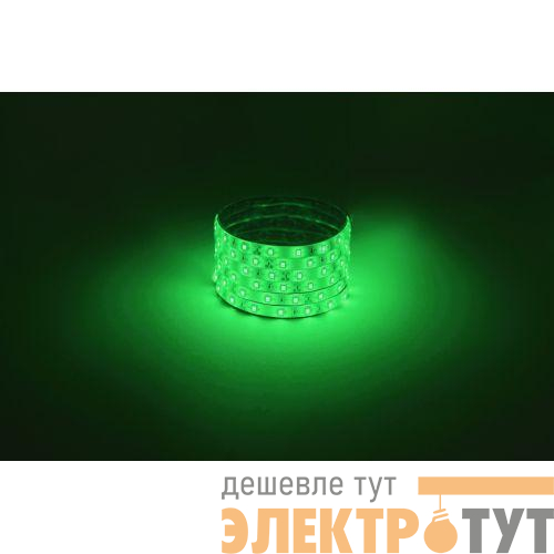 Лента светодиодная LS2835 -4.8-60-12-G-IP65-1 year-5m зел. (уп.5м) Эра Б0059898