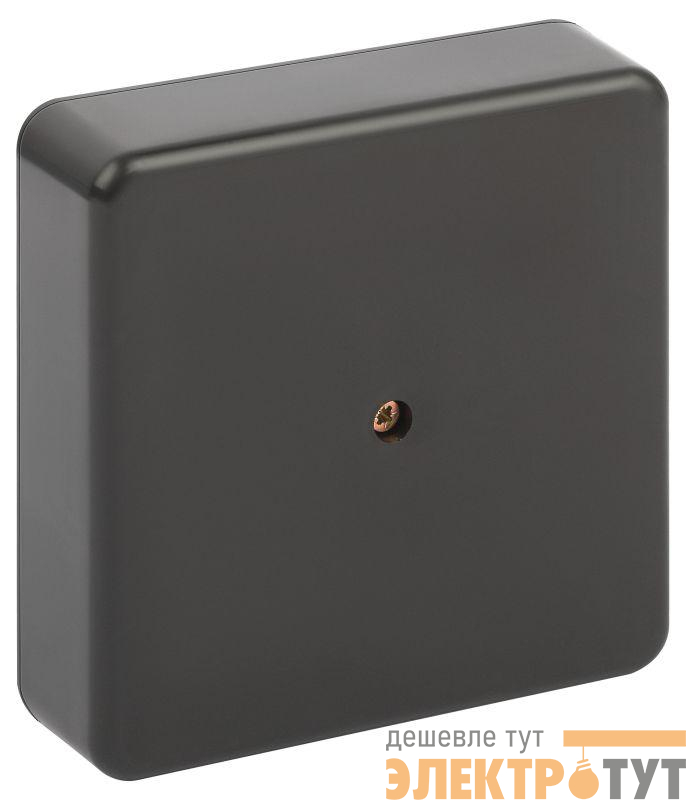 Коробка распаячная 100х100х30мм без клеммы IP40 черн. BS-B-100-100-30 Эра Б0061807