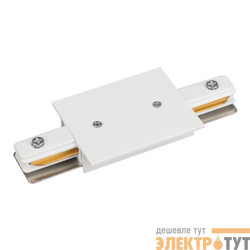 Коннектор прямой LGD-2TR-CON-MINI-STRAIGHT-F-WH (C) (IP20 пластик) Arlight 038676