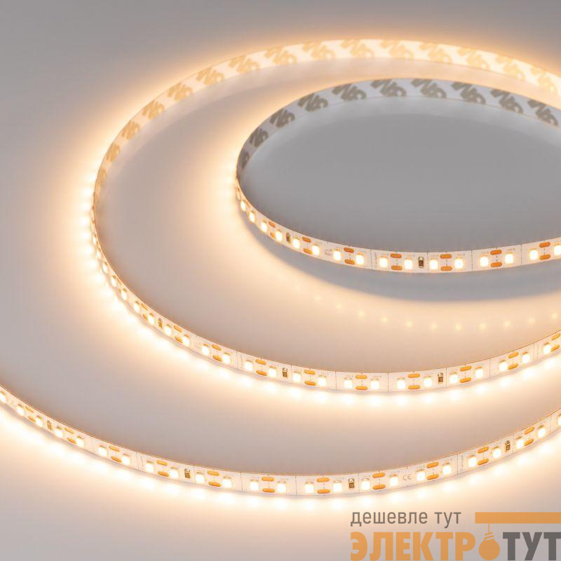 Лента светодиодная FC-A120-8mm 24V Warm2700-CX1 10Вт/м IP20 резка 1 светодиод (уп.5м) Arlight 052797