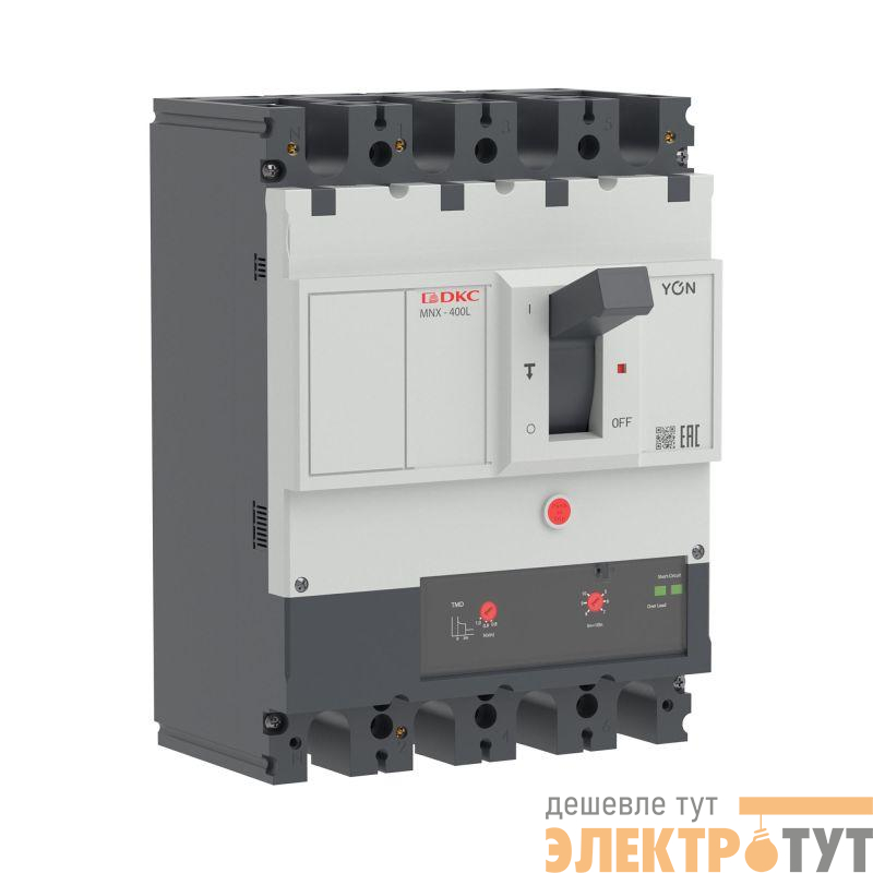 Выключатель автоматический 4P 400А 70кА pro MNX400L при AC415V расцепитель TMD YON MNX400L4PTMD0400