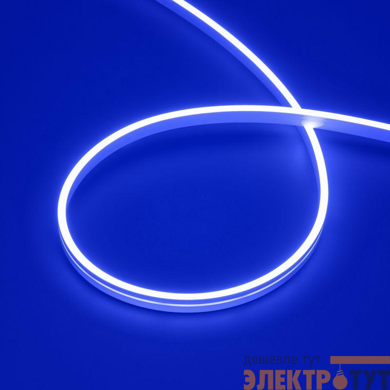 Лента светодиодная MOONLIGHT-SIDE-A168-4x10mm 24V Blue 7.2Вт/м IP65 wire x2 прямой вывод кабеля герметичная (уп.5м) Arlight 038314