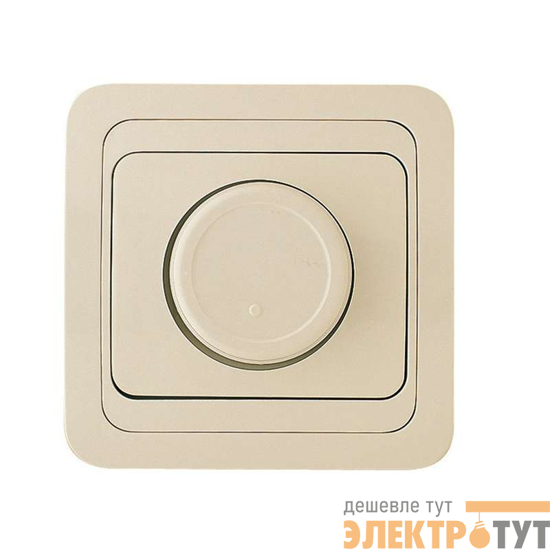 Светорегулятор СП 600Вт Mimoza крем/крем Makel 25011