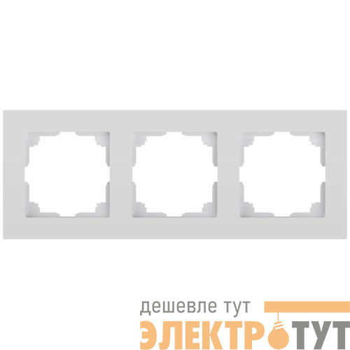Рамка 3-м СП Accent 6-503-01 бел. Intro Б0063737